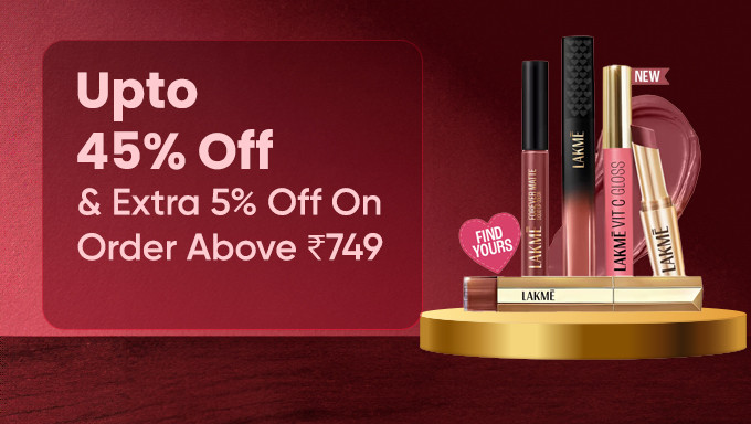 Upto 45% Off & Extra 5% Off On Order Above Rs.749