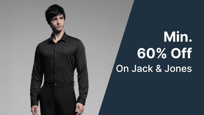 Min 60% Off On Jack & Jones