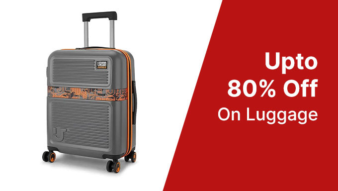 Upto 80% Off On Luggage