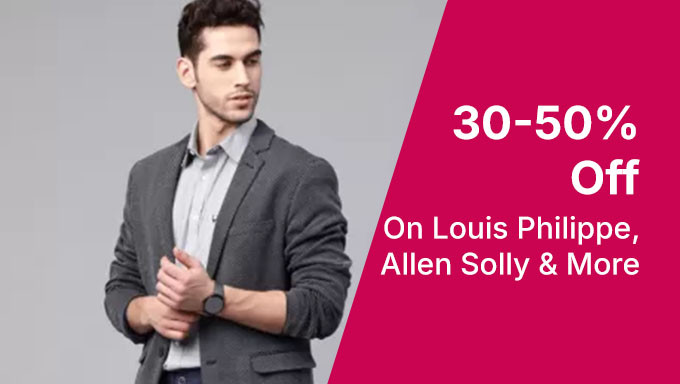 30-50% Off On Louise Philippe, Allen Solly & More