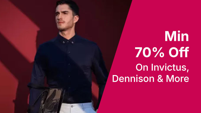 Min 70% Off On Invictus, Dennison & More