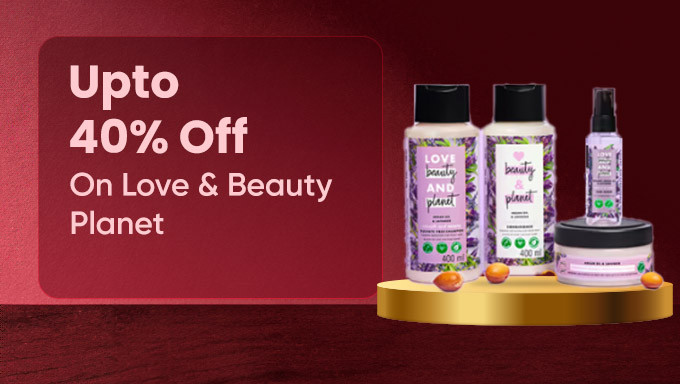 Upto 40% Off On Love & Beauty Planet