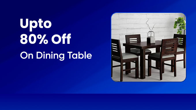 Upto 80% Off On Dining Table