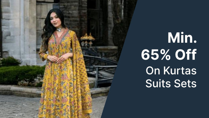 Upto 65% Off On Kurtas Suits & Sets