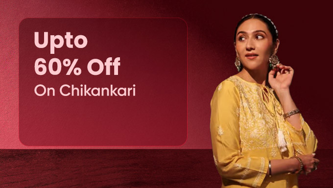 Upto 60% Off On Chikankari