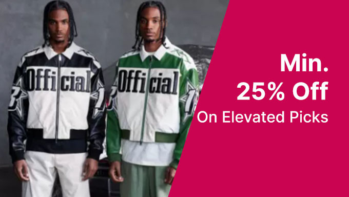 Min 25% Off On Elevated Picks