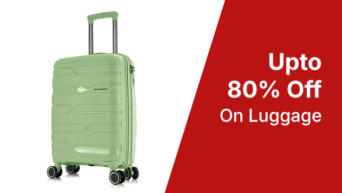 Upto 85% Off On Luggage