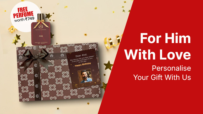 Create Your Own Personalise | Upto 20% Off + Free Gift Worth Rs.749