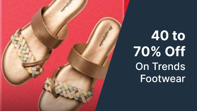 40-70% Off On Trends Footwear