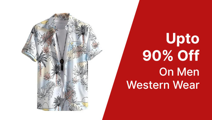 Upto 90% Off On Men Western Wear