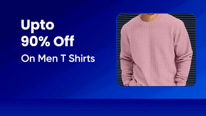 Men's T-Shirts | Upto 90% Off On Major Brands