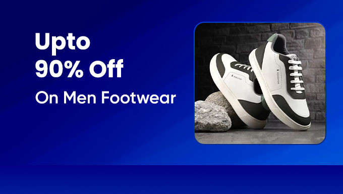 Footwear For Men Upto 90% Off On Top Brands