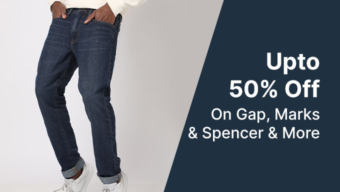 Men Clothes Upto 50% Off On Top Brands