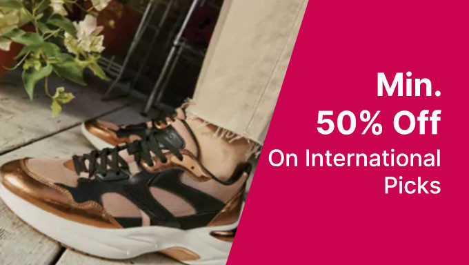 Women's Footwear | Min 50% Off On International Brands