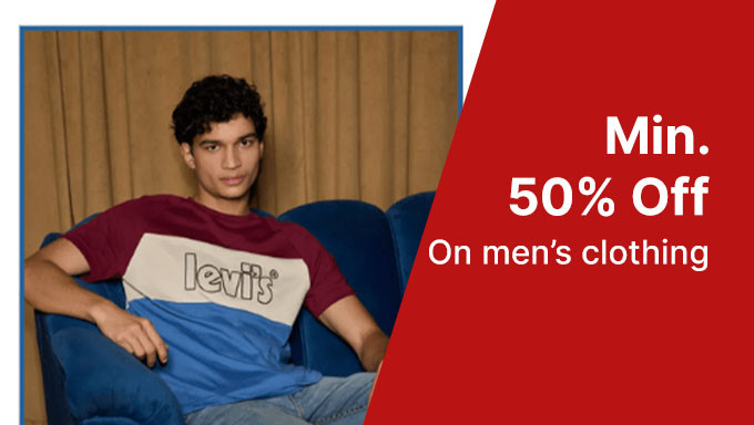 Men's Casual Clothes | Min 50% Off On Levi's