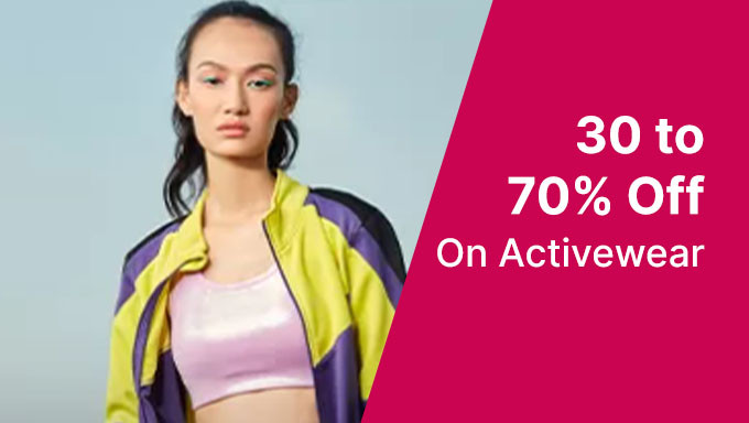 Women's Sports Wear Upto 30% To 70% Off On Big Brands