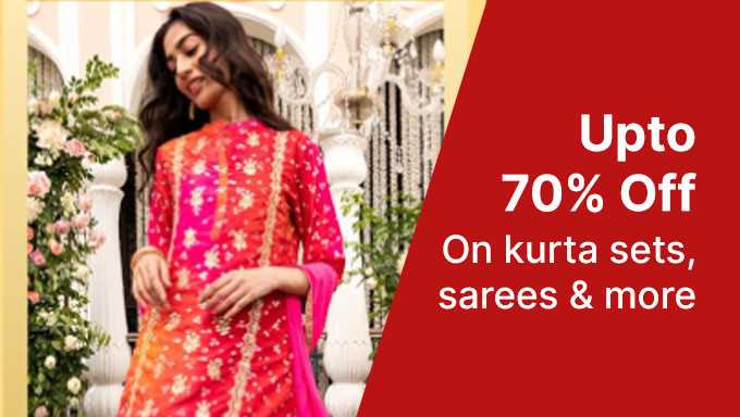 Ethnic Wear For Women | Upto 70% Off On Top Brands