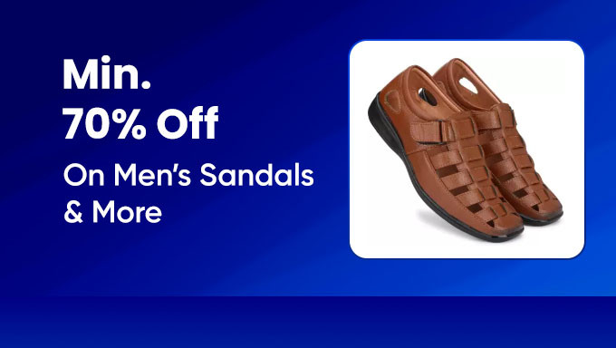 Men's Sandals | Min 70% Off