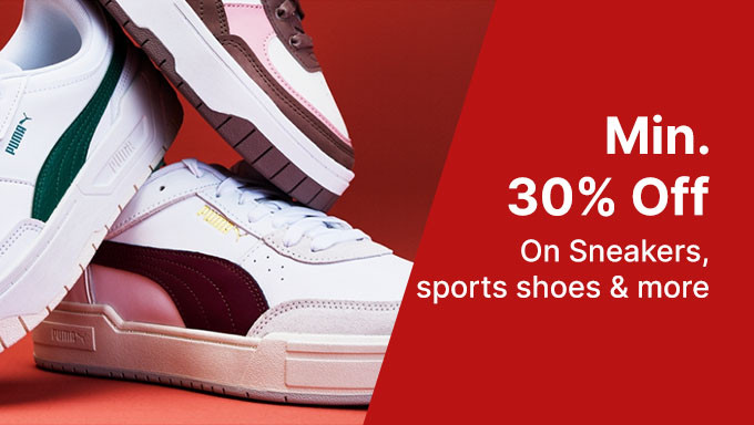 Min 30% Off + Extra Upto Rs.500 Off With Coupons On Puma