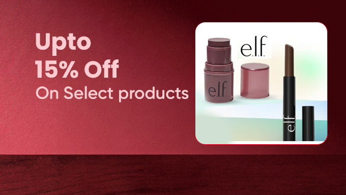 Upto 15% Off On e.l.f. Cosmetics