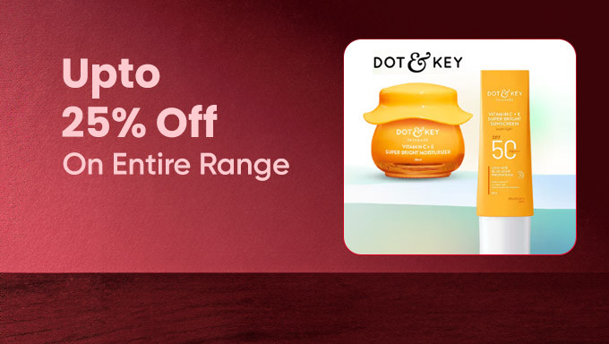 Upto 25% Off On Dot & Key Beauty Products