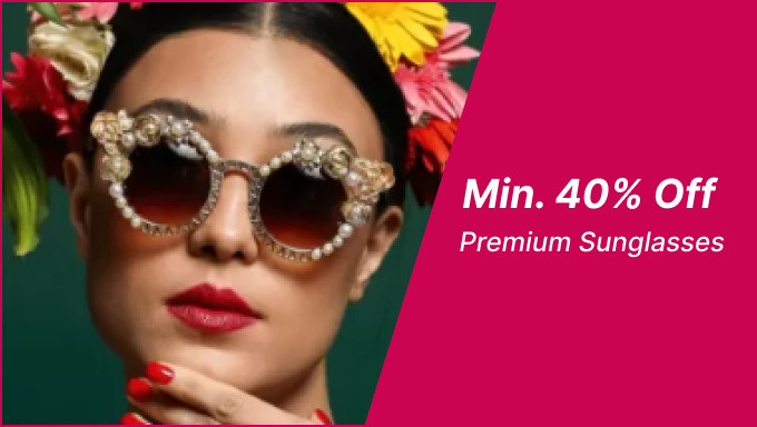 Min 40% Off On Premium Sunglasses