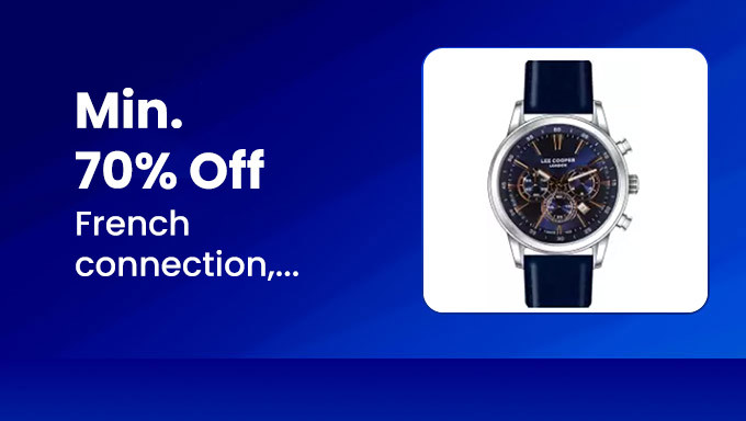 Min 70% Off On Watches