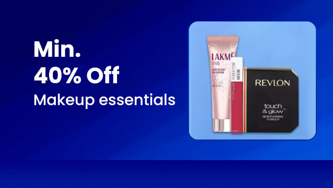 Min 40% Off On Makeup Essential