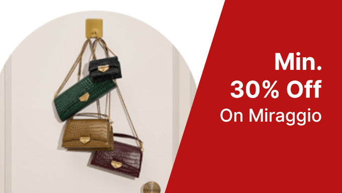 Min 30% Off On Miraggio