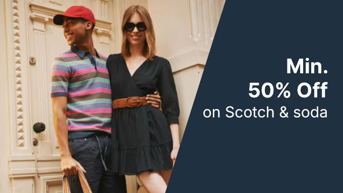 Min 50% Off On Scotch & Soda