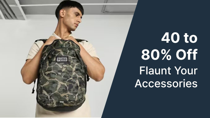 Upto 40% To 80% Off On Bags & Fashion Accessories