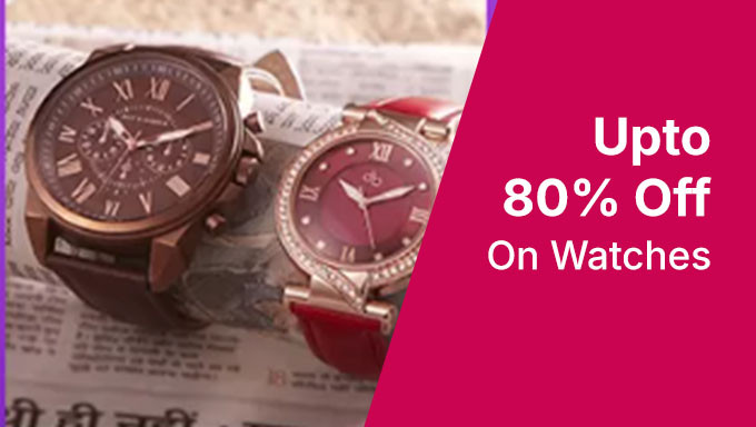 Upto 80% Off On Watches