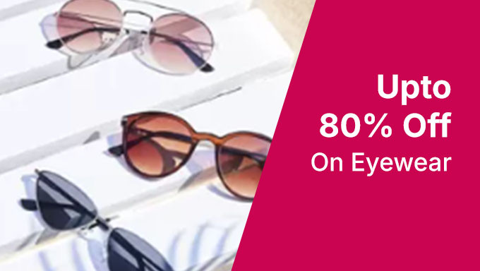 Upto 80% Off On Eyewear