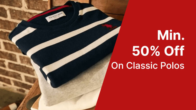 Min 50% Off On U.S. Polo Assn.