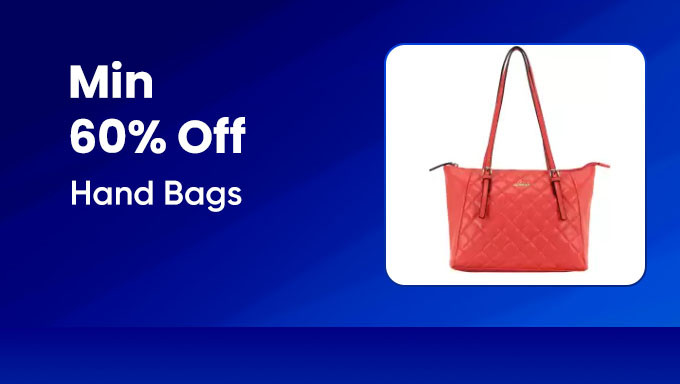 Min 60% Off On Handbags