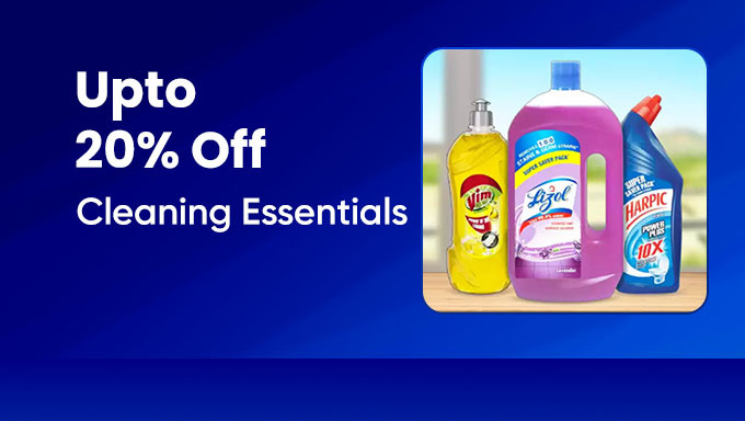 Upto 20% Off On Cleaning Essentials