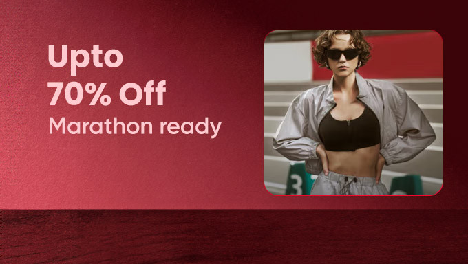 Upto 70% Off On Activewear + Extra 15% Off Upto Rs.200 On A Min Order Value Of Rs.500