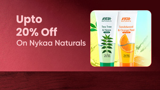 Upto 20% Off On Nykaa Naturals