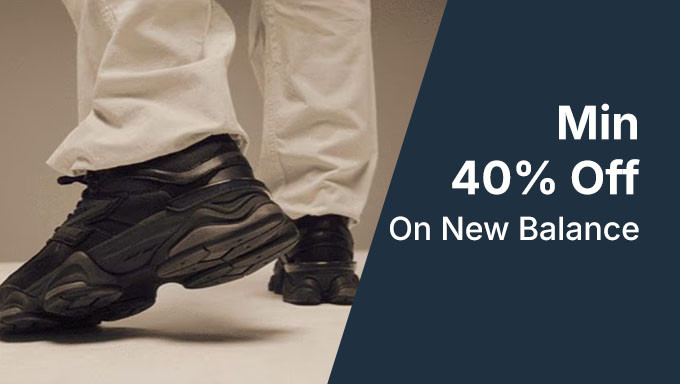 Min 40% Off On New Balance