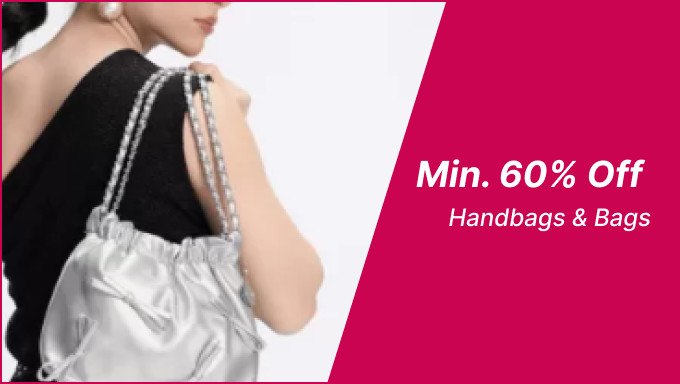 Min 60% Off On Handbags