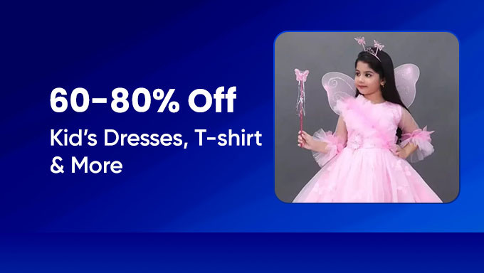 Upto 60% To 80% Off On Partywear For Kids