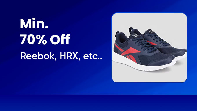 Min 70% Off On Men's Footwear