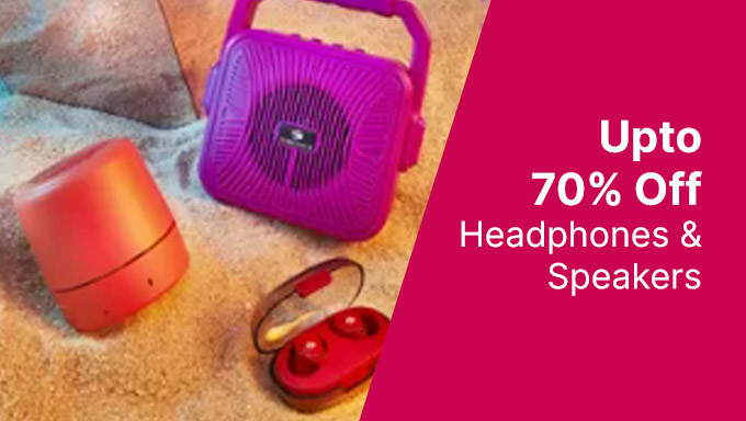 Upto 70% Off On Audio Devices