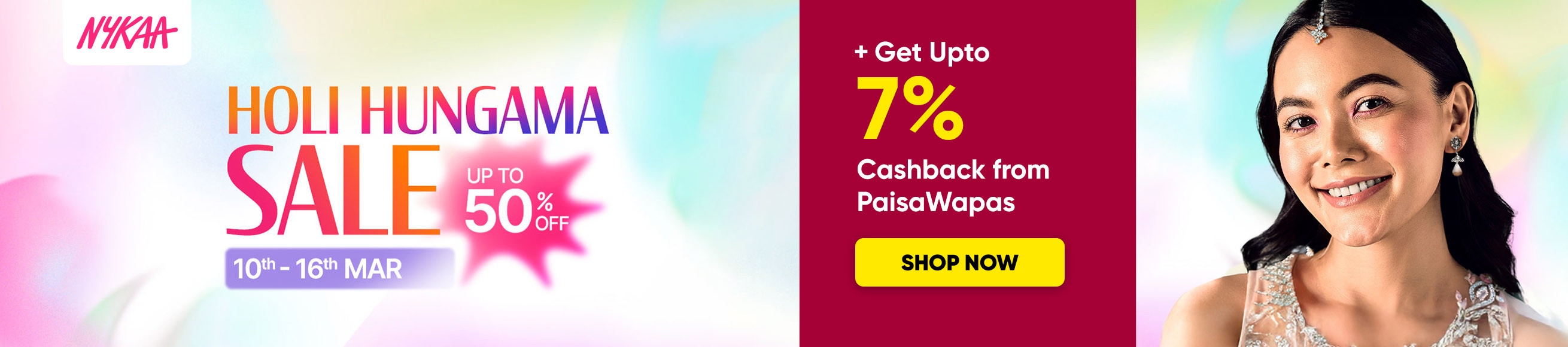 Nykaa Holi Sale Store