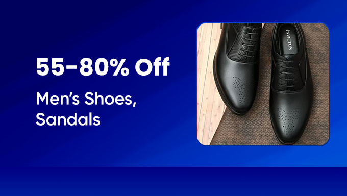 Upto 55% To 80% Off On Footwear