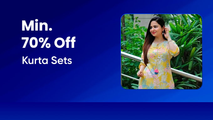 Min 70% Off On Kurta Sets