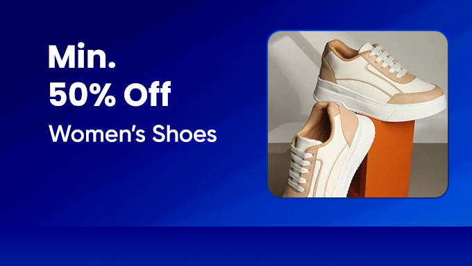 Min 50% Off On Women's Footwear