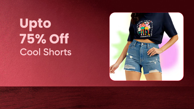 Upto 75% Off + Extra 15% Off On Min Orders Of ₹500 On Cool Shorts