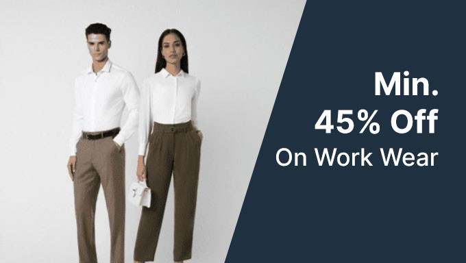 Work Wear | Min 45% Off + Extra 5% Off On Order Value Of Rs.990 And Above On VAN HEUSEN