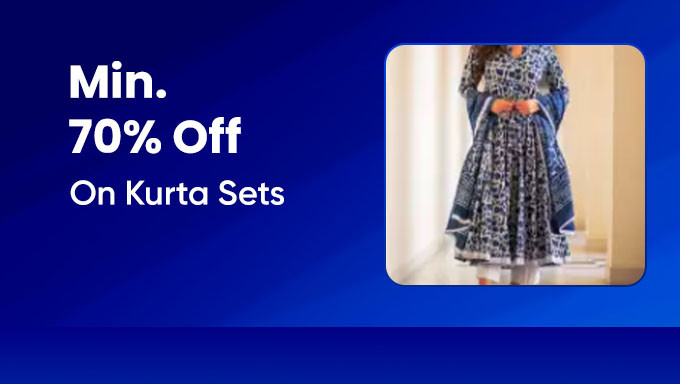 Min 70% Off On Kurta Sets